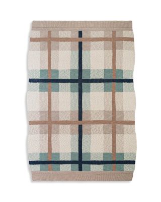 Unisex Charlie Farmhouse Knitted Plaid Blanket