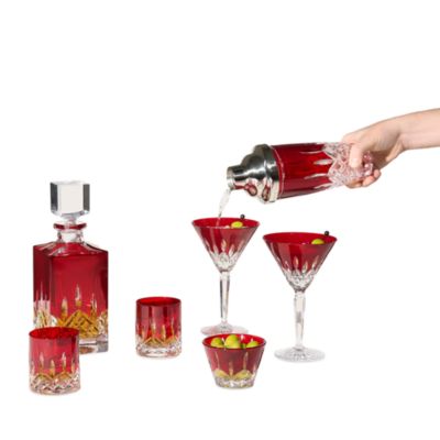Red New Year Firework Cocktail Shaker