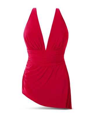 Solid Celine Convertible One Piece Swimsuit