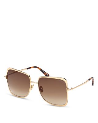 Tara Geometric Sunglasses, 57mm