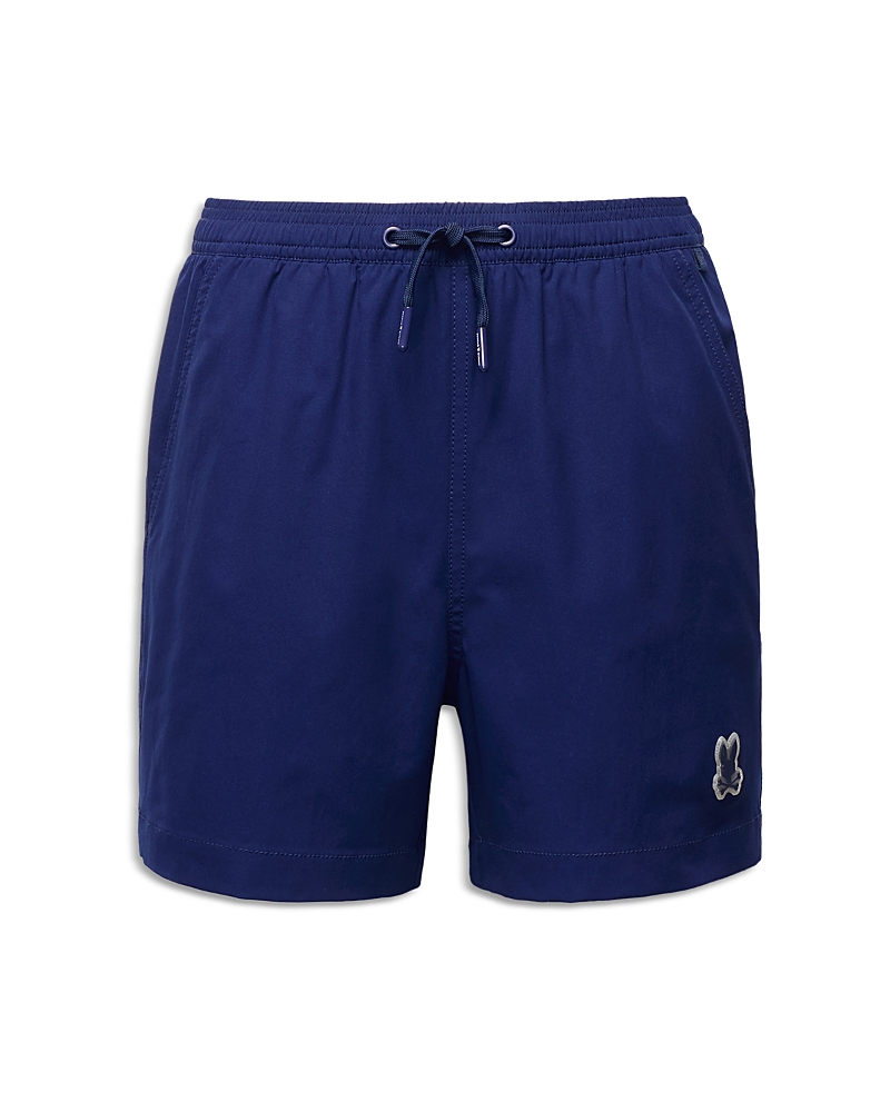 Psycho Bunny Unisex Samos Hydrochromic Printed Swim Shorts - Big Kid In Blue