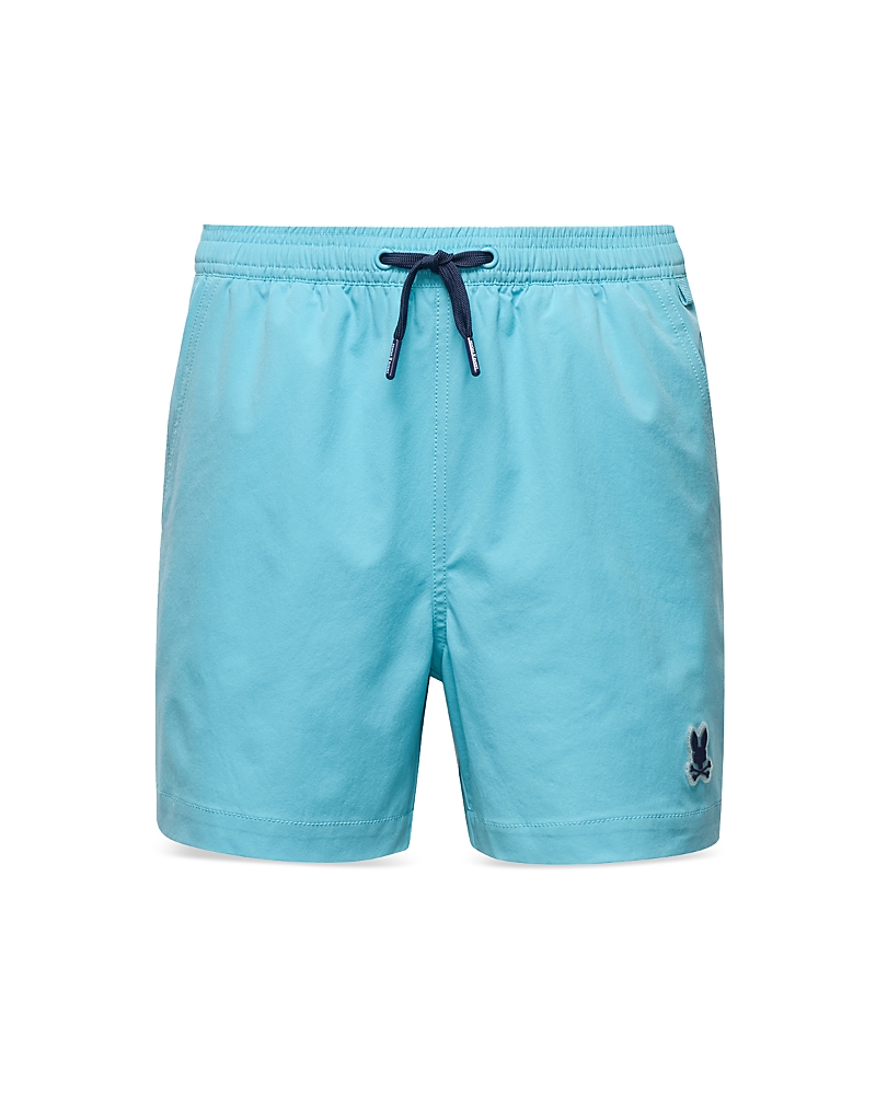 Psycho Bunny Unisex Samos Hydrochromic Printed Swim Shorts - Big Kid In Blue