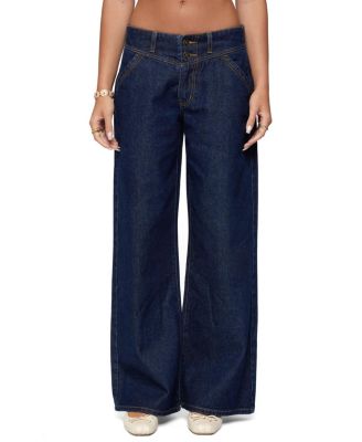  Meredith Low Rise Dark Rinse Wash Jeans