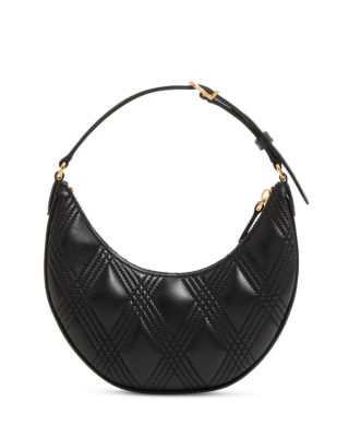 Quiltie 67 VLogo Mini Hobo Shoulder Bag