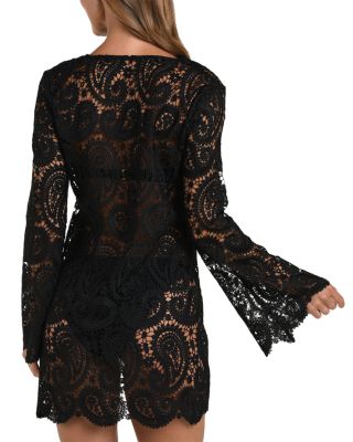 Ansley Paisley Crochet Cover Up Dress