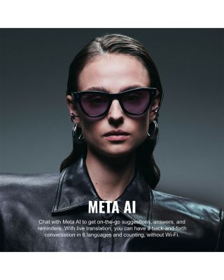 Meta Wayfarer (Gen 2) Square AI Glasses, 53mm