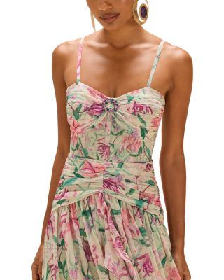 Honey Flower Midi Dress