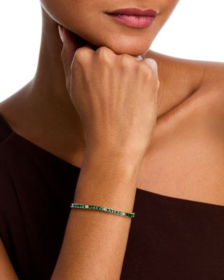 Gemstone & Diamond Bracelet in 14K Yellow Gold