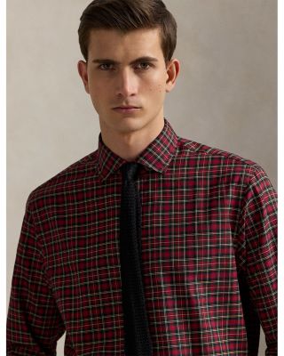 Classic Fit Plaid Twill Shirt