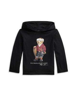 Boys' Polo Bear Cotton Hooded Tee - Big Kid