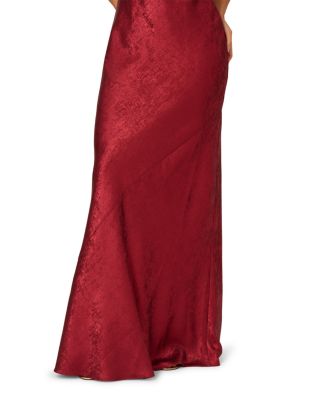  Foiled Chiffon Dress