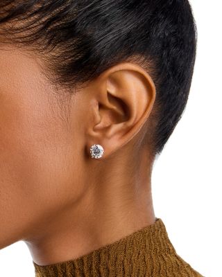 Certified Lab Grown Diamond Stud Earrings in 18K Yellow Gold, 5.0 tcw