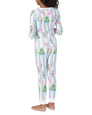 Unisex Printed Long Sleeved Pajama Set - Little Kid, Big Kid