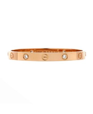  Love 4 Diamond Bracelet 18K Rose Gold with Diamonds