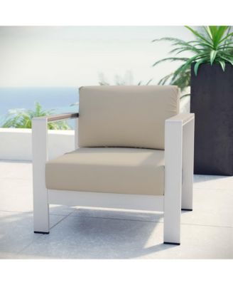 Shore Outdoor Patio Aluminum Armchair