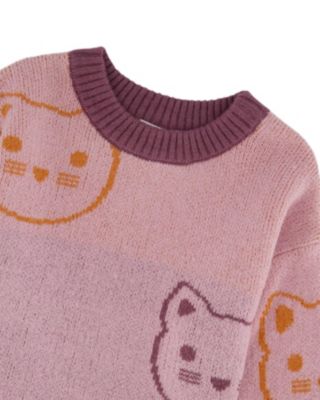 Girls' Knit Jacquard Sweater - Baby