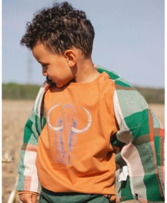 Boys' Organic Cotton Long Sleeve T-Shirt - Little Kid, Big Kid