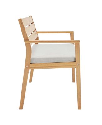 Viewscape Outdoor Patio Ash Wood Loveseat