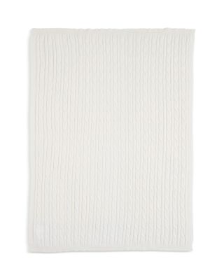 Unisex Cable Knit Cashmere Baby Blanket