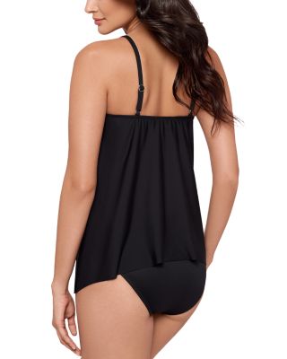 Ombra Fiore Peephole Tankini Top