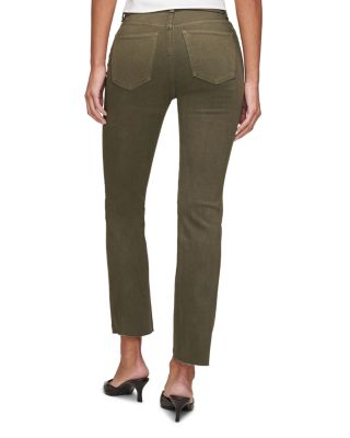 Mara Mid Rise Instasculpt™ Ankle Straight Jeans in Trellis