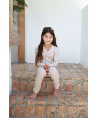 Unisex Ribbed Grandpa PJ Set - Little Kid, Big Kid