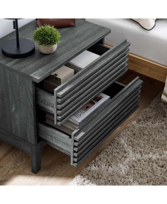  Render Two-Drawer Nightstand