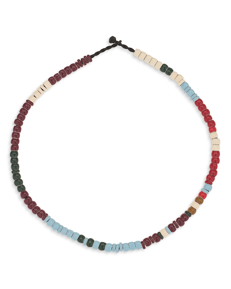 Adina Reyter Sterling Silver Ivy League Full Enamel Mini Bead Collar Necklace