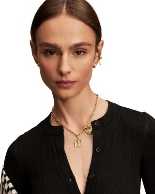 14K Yellow Gold Lab Grown Diamond Pear Groovy Locket Charm Pendant