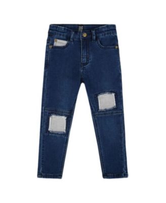 Boys' French Terry Pants with Contrasting Patch - Big Kid