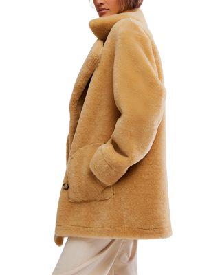 Mari Reversible Aviator Coat