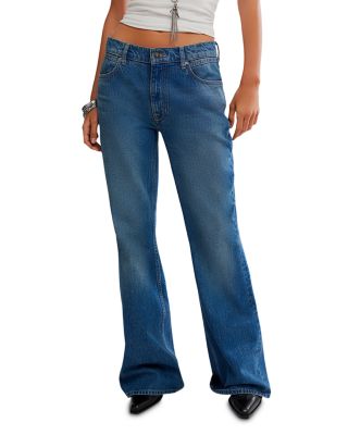 West Coast High Rise Flare Jeans in Humble