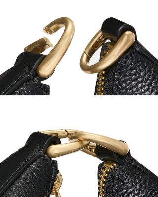 Duo Pebbled Leather Crossbody