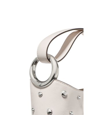 Halo Mini Studded Leather Bucket Bag