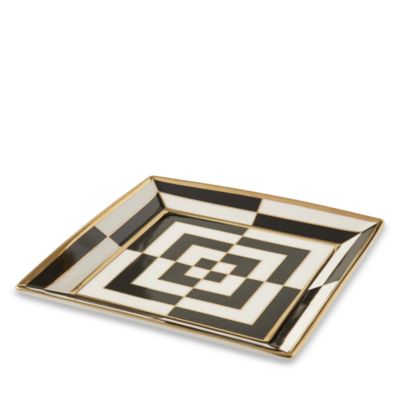 Op Art Square Serving Tray