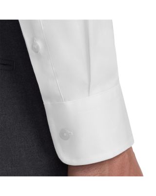 Slim Fit Covered Placket Tuxedo Shirt - Exclusive