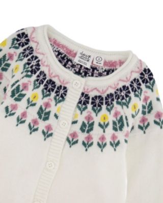 Girls' Jacquard Knit Cardigan - Little Kid, Big Kid