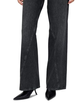 Brie High Rise Jeans in Washed Black