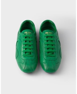 Men's Montecarlo Re-Edition 2005 Antiqued Nappa Leather Sneakers in Green