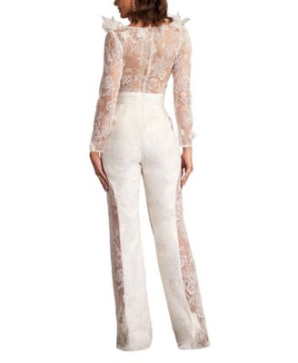Enger 3D Floral Embroidered Jumpsuit