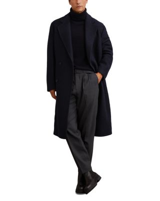 Clavis Boucl&eacute; Belted Double Breasted Overcoat