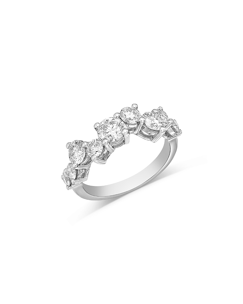 Bloomingdale's Fine Collection Diamond Scatter Cluster Band in 14K White Gold, 1.97 tcw