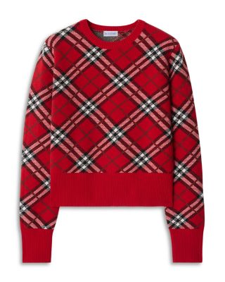 Gaia Check Wool Cashmere Blend Sweater - Exclusive