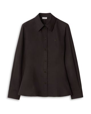 Eliza Slim Fit Cotton Poplin Shirt