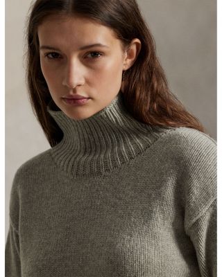 Wool Cashmere Turtleneck Sweater