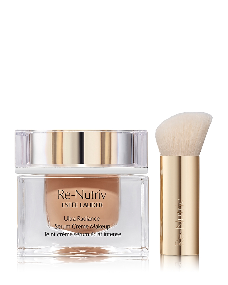 Estée Lauder Re Nutriv Ultra Radiance Serum Creme Makeup In Brown