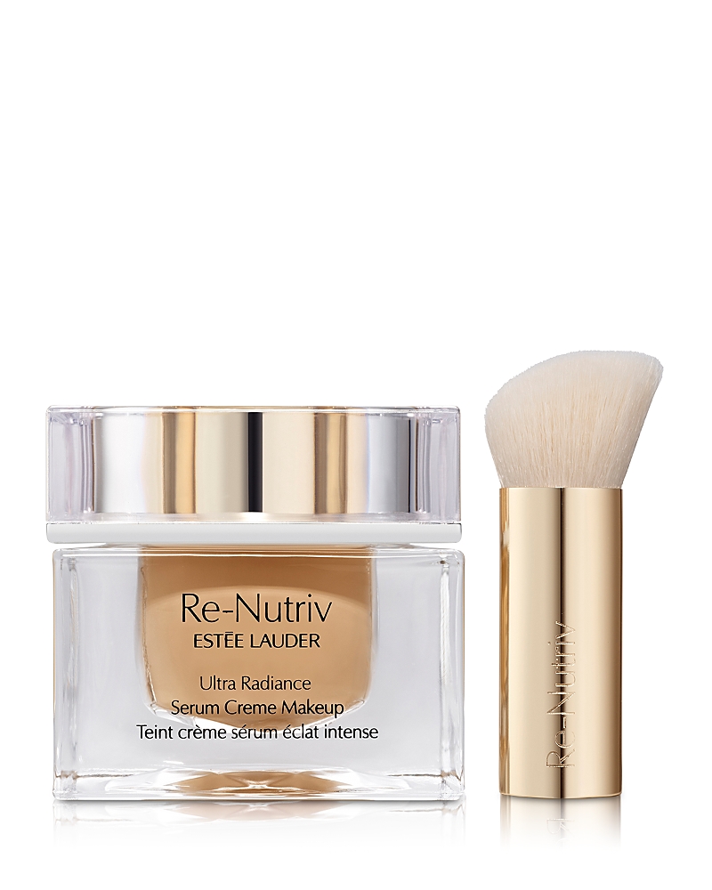 Estée Lauder Re Nutriv Ultra Radiance Serum Creme Makeup In Brown