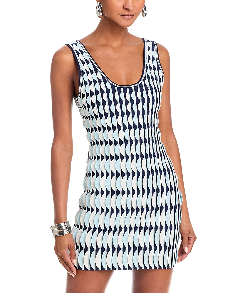 Simkhai Lorien Geo Print Mini Dress In Multi