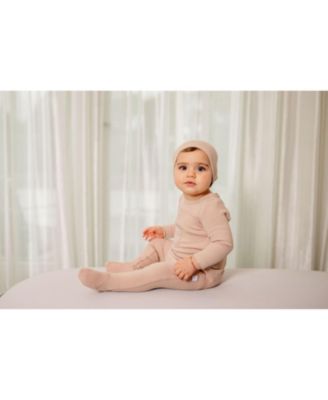 Unisex Ribbed Pocket Footie - Baby