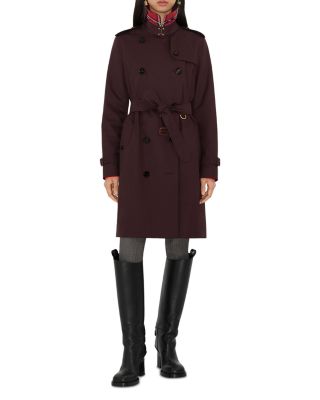 Burberry Kensington Mid Length Gabardine Trench Coat - Exclusive
